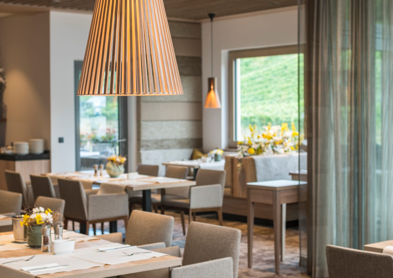 Frühstücksraum im 4-Sterne Genusshotel Turmhof