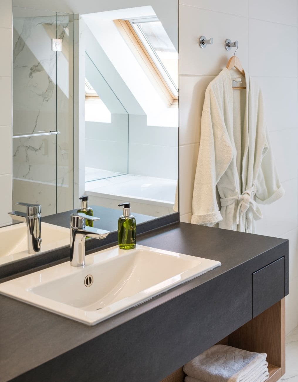 Badezimmer der Weinbergsuite