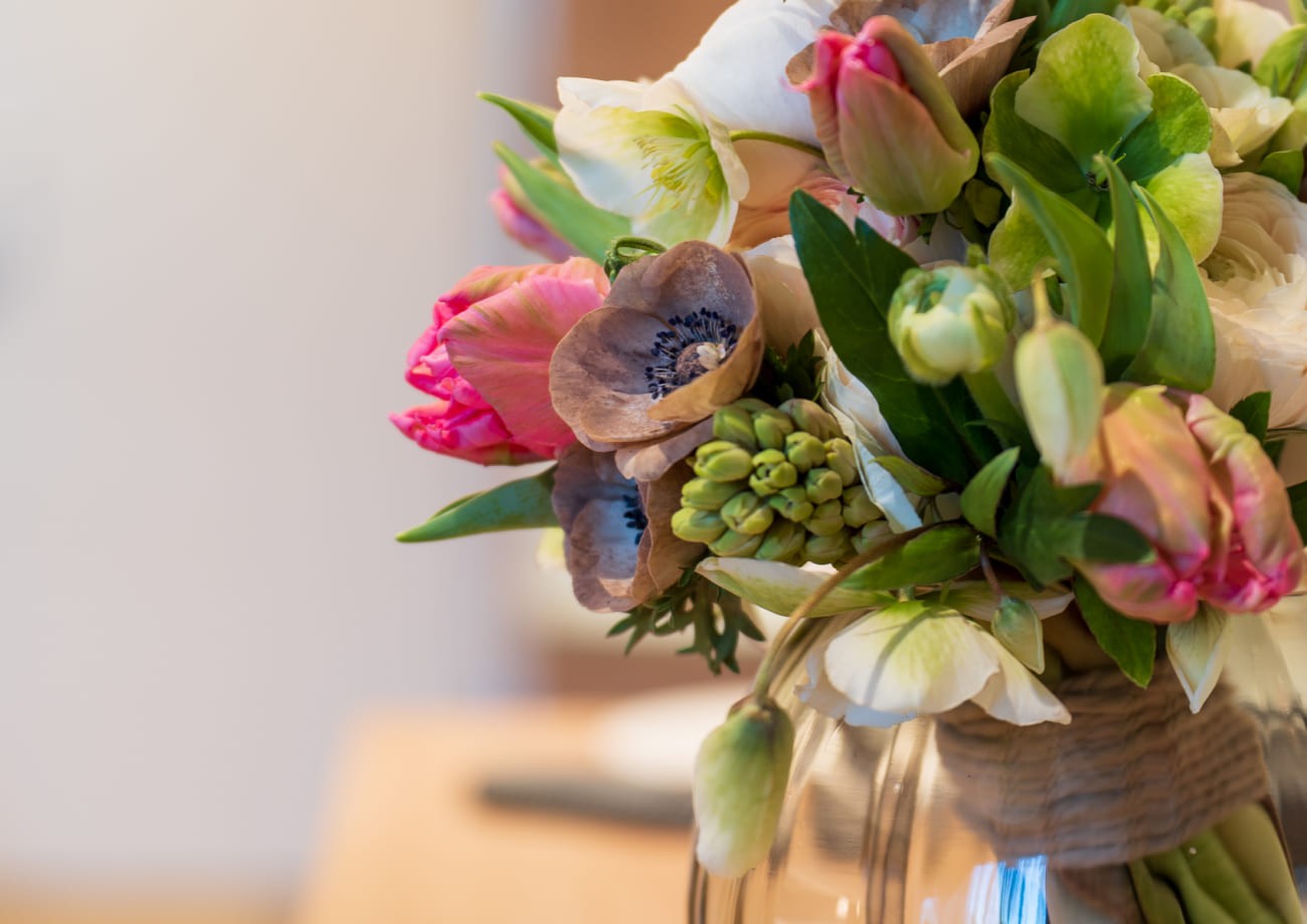 Blumen im Hotel Turmhof in Gumpoldskirchen