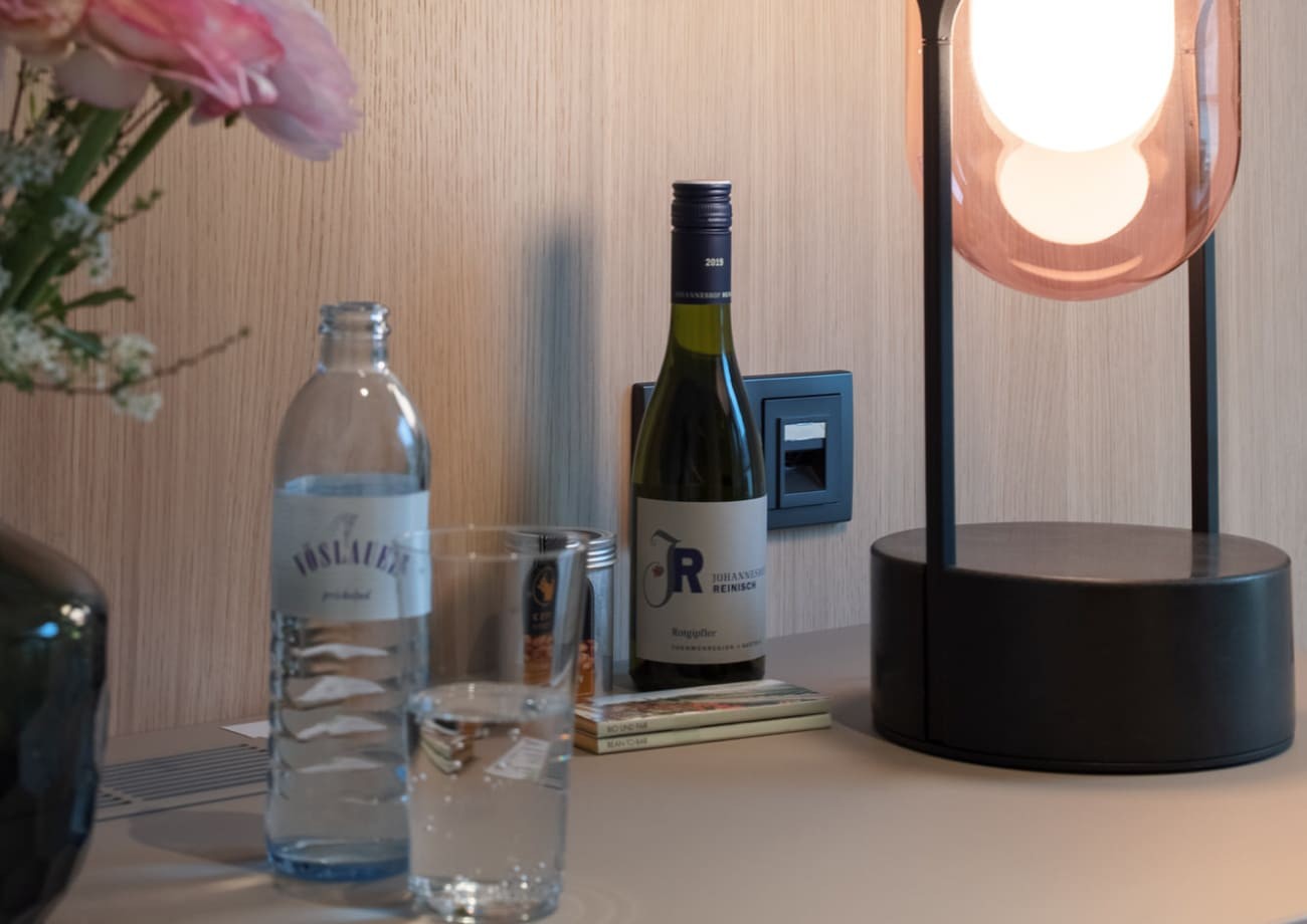 Detailbild der Weinbergsuite im 4-Sterne Hotel Turmhof in Gumpoldskirchen