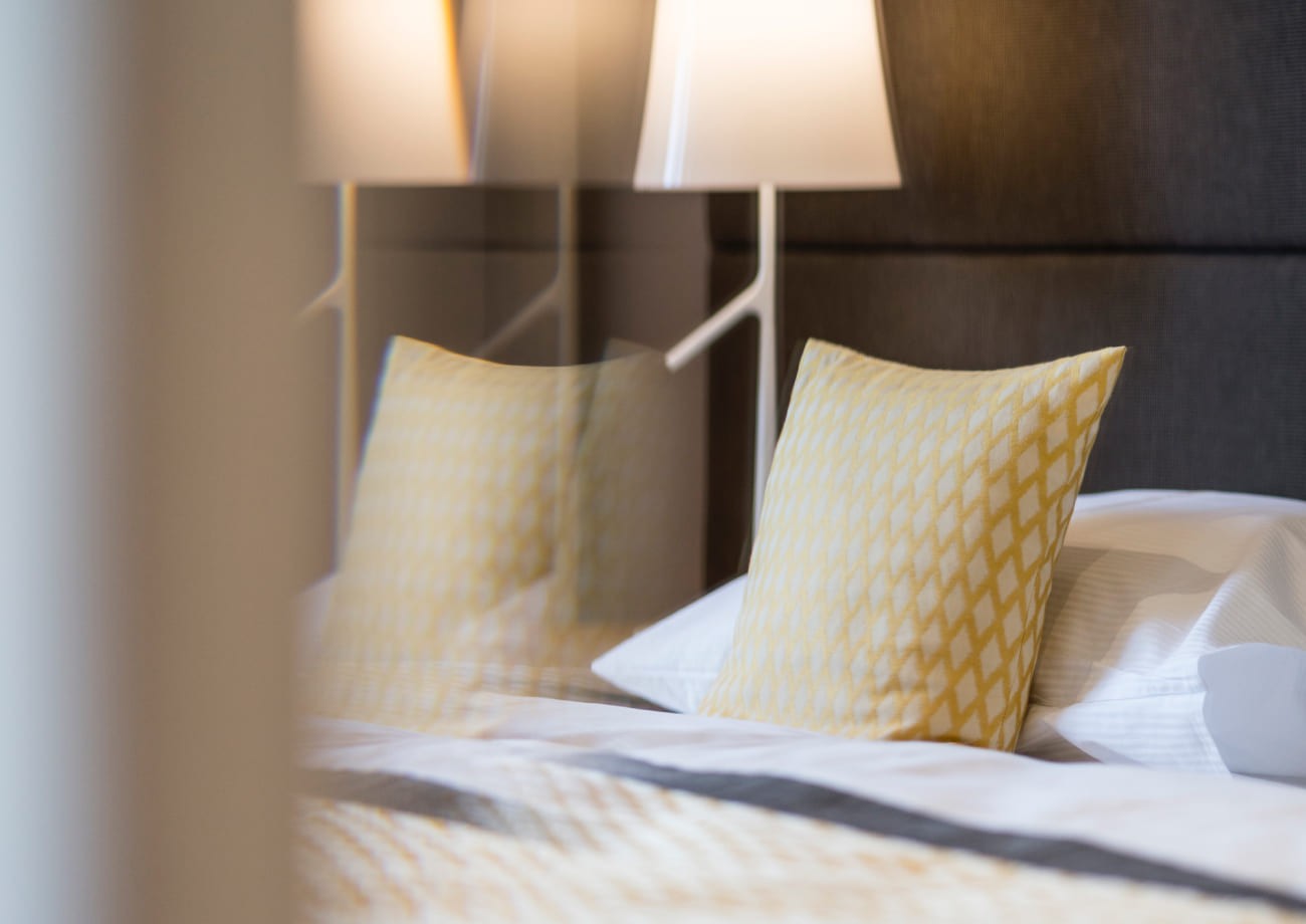 Detailbild vom Wohlfühldoppelzimmer im 4-Sterne Hotel Turmhof in Gumpoldskirchen